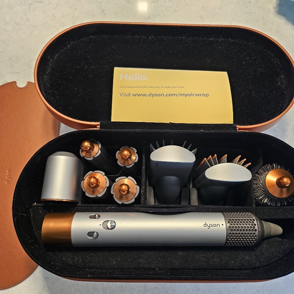 Dyson Silver and Copper Hair Styling Set